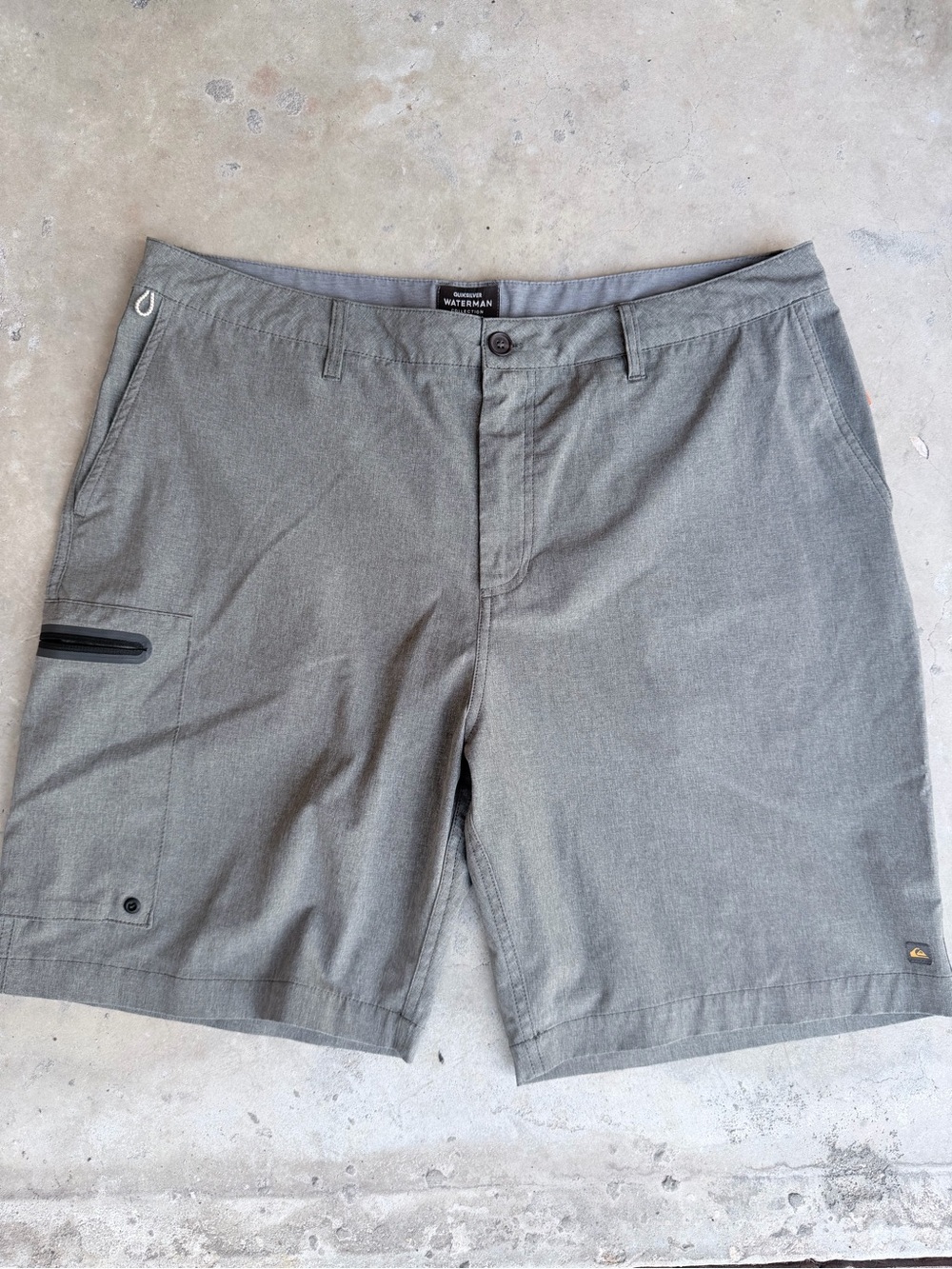 Men's Waterman Hybrid Gray Swim to Land Shorts